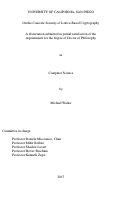 Cover page: On the Concrete Security of Lattice-Based Cryptography