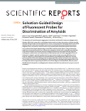 Cover page: Solvation-Guided Design of Fluorescent Probes for Discrimination of Amyloids.