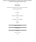 Cover page: Validation of a UPLC-MS/MS method for measuring the extent of antibiotic contamination in seafood and assessing the role of thermal treatment