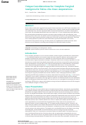 Cover page: Unique Considerations for Complete Surgical Analgesia for Below-the-Knee Amputations