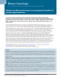 Cover page: Glycine by MR spectroscopy is an imaging biomarker of glioma aggressiveness.