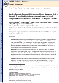 Cover page: Sex on demand: geosocial networking phone apps and risk of sexually transmitted infections among a cross-sectional sample of men who have sex with men in Los Angeles county