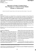 Cover page: Aftermath of Grade 3 Ureteral Injury from Passage of a Ureteral Access Sheath: Disaster or Deliverance?