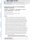 Cover page: Neural predictors of alcohol use and psychopathology symptoms in adolescents