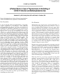 Cover page: A Perfect Storm: A Case of Thyrotoxicosis in the Setting of COVID-19 Infection and Methamphetamine Use