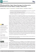 Cover page: Distributed Fiber-Optic Strain Sensing of an Innovative Reinforced Concrete Beam–Column Connection