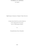 Cover page: High Frequency Dynamics of Magnetic Tunnel Junctions