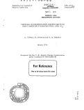 Cover page: THERMAL ACCOMMODATION COEFFICIENTS OF INERT GASES ON STAINLESS STEEL AND UO2