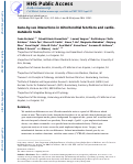 Cover page: Gene-by-Sex Interactions in Mitochondrial Functions and Cardio-Metabolic Traits.