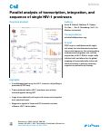 Cover page: Parallel analysis of transcription, integration, and sequence of single HIV-1 proviruses