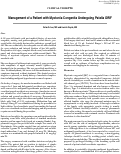 Cover page: Management of a Patient with Myotonia Congenita Undergoing Patella ORIF