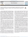 Cover page: Sequential multi-locus transcranial magnetic stimulation for treatment of obsessive-compulsive disorder with comorbid major depression: A case series.