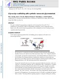 Cover page: Glycocalyx scaffolding with synthetic nanoscale glycomaterials