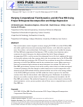 Cover page: Merging computational fluid dynamics and 4D Flow MRI using proper orthogonal decomposition and ridge regression