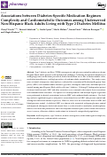 Cover page: Associations between Diabetes-Specific Medication Regimen Complexity and Cardiometabolic Outcomes among Underserved Non-Hispanic Black Adults Living with Type 2 Diabetes Mellitus