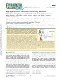 Cover page: High Hydroquinone Emissions from Burning Manzanita