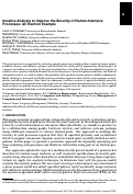 Cover page: A Comprehensive Framework for Using Iterative Analysis to Improve Human-Intensive Process Security: An Election Example