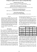 Cover page: Changes in Cognitive Processes upon Learning Mini-Shogi