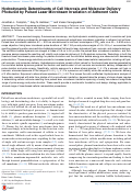 Cover page: Hydrodynamic Determinants of Cell Necrosis and Molecular Delivery Produced by Pulsed Laser Microbeam Irradiation of Adherent Cells