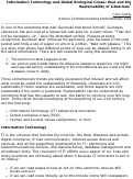 Cover page: Information Technology and Global Ecological Crises: Soul and the Sustainability of Librarians