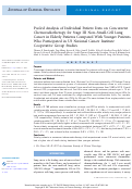 Cover page: Pooled Analysis of Individual Patient Data on Concurrent Chemoradiotherapy for Stage III Non–Small-Cell Lung Cancer in Elderly Patients Compared With Younger Patients Who Participated in US National Cancer Institute Cooperative Group Studies