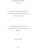 Cover page: Physical drivers of spatiotemporal genetic patterns and evolutionary processes among and within species of the North American southwest