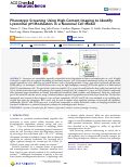 Cover page: Phenotypic Screening Using High-Content Imaging to Identify Lysosomal pH Modulators in a Neuronal Cell Model