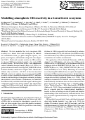 Cover page: Modelling atmospheric OH-reactivity in a boreal forest ecosystem