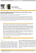 Cover page: Addressing Challenges of Economic Evaluation in Precision Medicine Using Dynamic Simulation Modeling