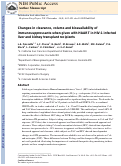 Cover page: Changes in clearance, volume and bioavailability of immunosuppressants when given with HAART in HIV-1 infected liver and kidney transplant recipients.