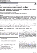 Cover page: Development of an Economic and Relationship-Strengthening Intervention for Alcohol Drinkers Living with HIV in Malawi