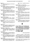 Cover page: Early Holocene Settlement and Subsistence in Relation to Coastal Paleogeography: Evidence from CA-SBA-1807