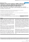 Cover page: Regulator of G-protein signalling 2 mRNA is differentially expressed in mammary epithelial subpopulations and over-expressed in the majority of breast cancers