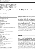 Cover page: Genetic mapping of 66 new microsatellite (SSR) loci in bread wheat