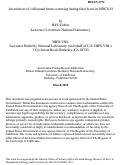 Cover page: An estimate of collisional beam scattering during final focus in NDCX-II