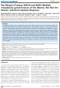 Cover page: The Rhoptry Proteins ROP18 and ROP5 Mediate Toxoplasma gondii Evasion of the Murine, But Not the Human, Interferon-Gamma Response