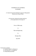 Cover page: A Connected Automation Enabled Cooperative Management Framework for Mixed Traffic