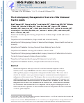 Cover page: The contemporary management of cancers of the sinonasal tract in adults.