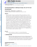 Cover page: Sex-based disparities in delisting for being “too sick” for liver transplantation