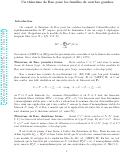 Cover page: Un théorème de Rao pour les familles de courbes gauches