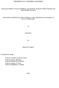 Cover page: Laboratory Studies of Aerosol Chemistry: pH Titration, Inorganic Sulfur Oxidation and Organosulfur Formation