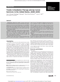 Cover page: Trends in Radiation Therapy among Cancer Survivors in the United States, 2000–2030