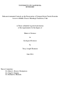 Cover page: Paleoenvironmental Controls on the Preservation of Tetrapod Swim Tracks From the Lower to Middle Triassic Moenkopi Formation, Utah