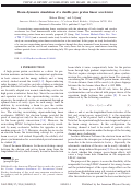 Cover page: Beam dynamics simulation of a double pass proton linear accelerator