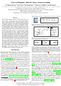 Cover page: Universal linguistic inductive biases via meta-learning