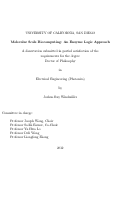 Cover page: Molecular scale biocomputing : an enzyme logic approach