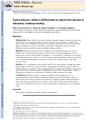 Cover page: Opioid abusers’ ability to differentiate an opioid from placebo in laboratory challenge testing