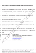 Cover page: Low Prevalence of Interferon α Autoantibodies in People Experiencing Symptoms of Post–Coronavirus Disease 2019 (COVID-19) Conditions, or Long COVID