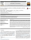 Cover page: The role of temporal evolution in modeling atmospheric emissions from tropical fires