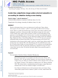 Cover page: Center bias outperforms image salience but not semantics in accounting for attention during scene viewing.